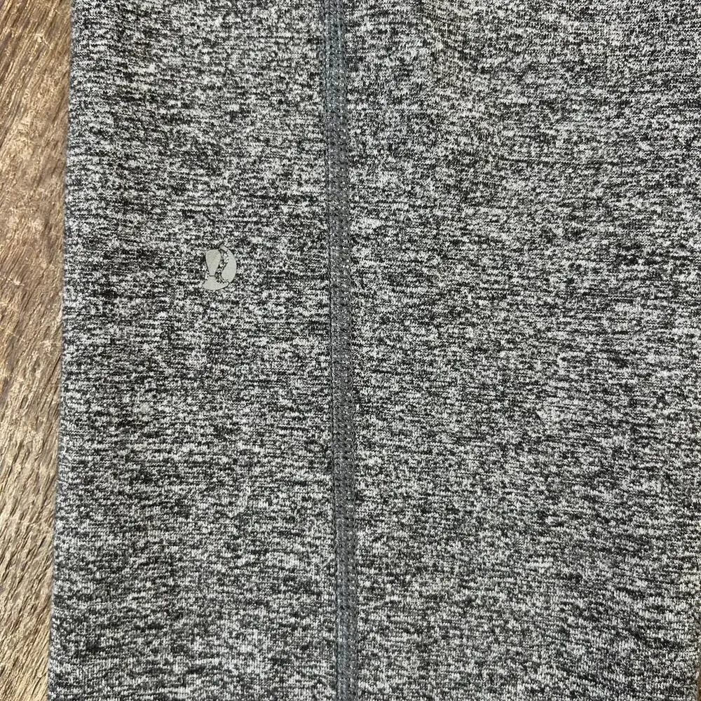 Lululemon Straight Up Pant Heathered Deep Coal Gray Straight Leg Yoga Leggings - Picture 8 of 8